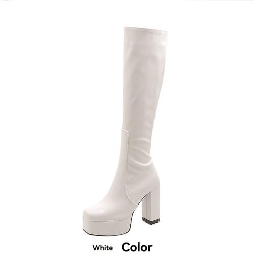 Womens Boots | Miss Confident Knee High Heeled Boots Boots Boots