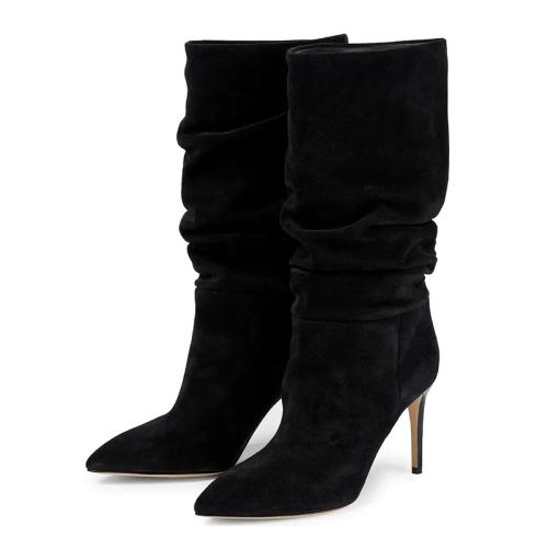 Womens Boots | Stockholm Knee High Boots Boots Black