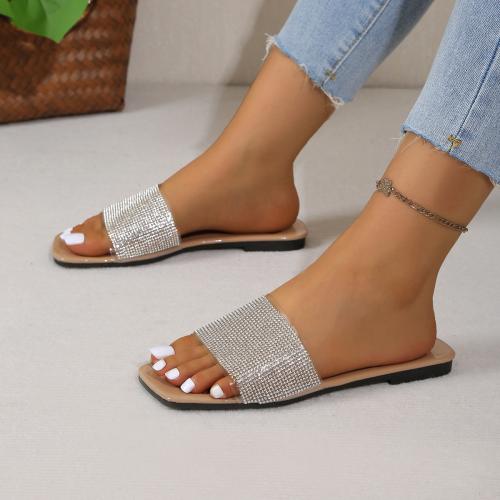 Womens Flat Sandals | Emmy Embellished Ombre Sandals Flat Sandals Flat Sandals