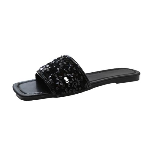 Womens Flat Sandals | Got To Have Floral Sandals Flat Sandals Black