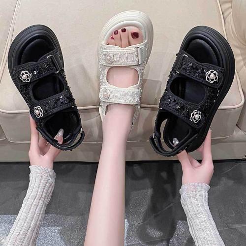 Womens Flat Sandals | Keep It Up Flatform Sandals Flat Sandals Black