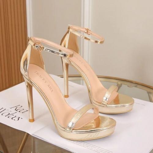 Womens Heels | Lucky Stars Heeled Sandals Heels Gold