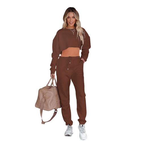 Womens Matching Sets | In My Jogger Set Clothing Brown